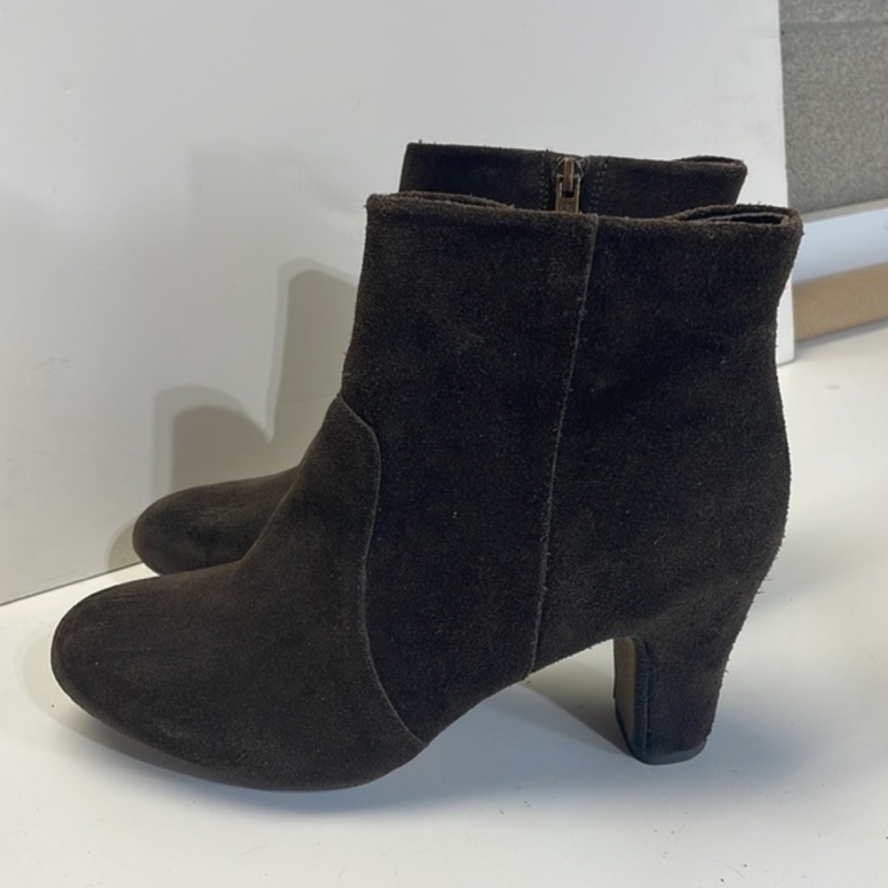 Kenneth Cole Reaction Look Over Here, brown suede booties